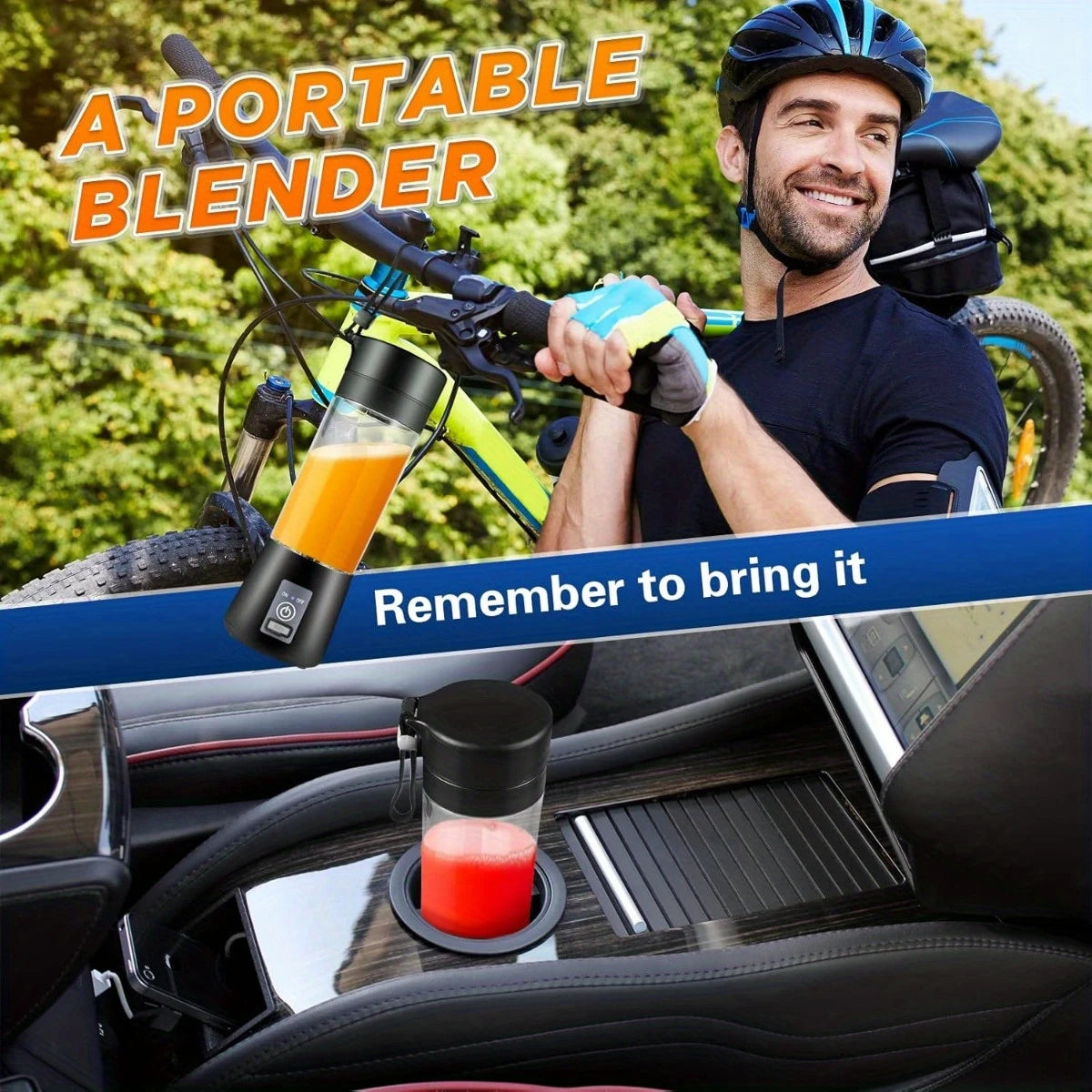 Portable USB Rechargeable Juicer Blender