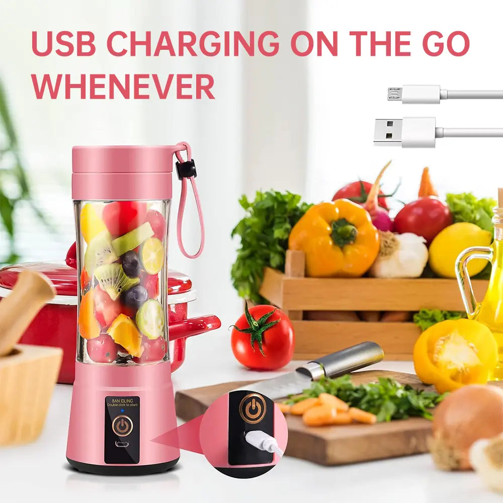 Portable USB Rechargeable Juicer Blender